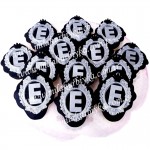 Çerçeveli ve Harfli Kurabiye - Siyah